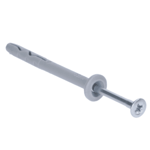 Hmoždinka natloukací s hřibovým límcem a šroubem se zápustnou hlavou 6x40 - 6x80