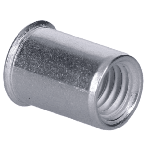 Nýtovací matice hliníková, M5-M10, mikro hlava, hladký dřík