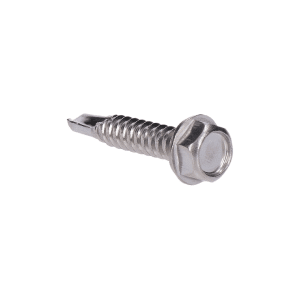 Nerezový šroub samovrtný, šestihranná hlava, DIN7504 /AISI304 4,8x16 - 6,3x100 určen pro hliník, plast a tenké plechy