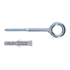 Hmoždinka univerzální16x100 s vrutem 12x350 s okem