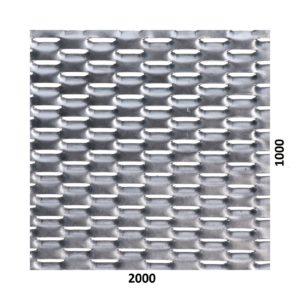 Tahokov Al, kosočtvercové oko, můstek: 8mm, 2000x1000x2mm