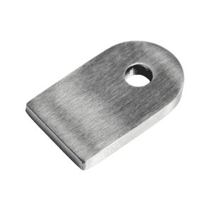 Navařovací deska (použitelná např. k držákům skla EB1-0120), broušená nerez K320 / AISI304