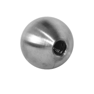 Koule plná se závitem M6 / ø 20mm, broušená nerez K320 / AISI304