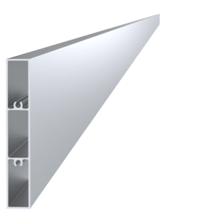 Al profil 100 x 16 x 6000 mm, bez povrchové úpravy