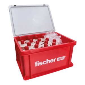 Praktický montážní box Fischer HWK obsahující 16 x chemickou maltu Fischer FIS VL 410 C