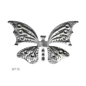 Motýl-dekorační element H 60 x L 110 mm, tl. 0,6 mm
