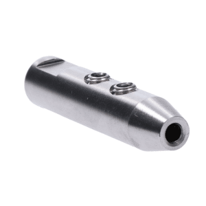 Úchyt se závitem M6 pro nerezové lanko ø4 mm, broušená nerez K320 / AISI304