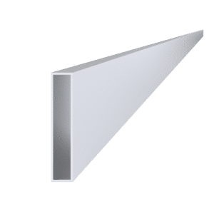 Al jekl 100 x 20 x 2 x 6000 mm, bez povrchové úpravy