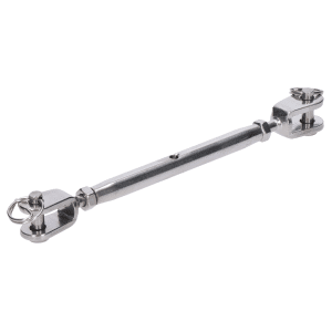 Napínák pro nerezové lanko, se závitem M8 a LH8, broušená nerez K320 / AISI304