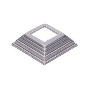 Krytka plechová 100 x 100 x 29 díra 42x42mm