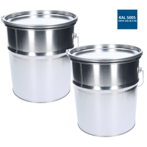 Barva antikorozní polomatná na zinek 20 kg - signální modrá