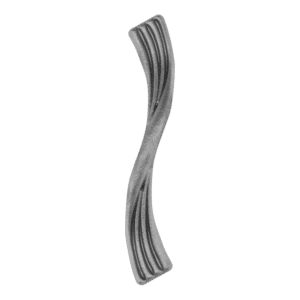 Madlo kuté  247x44mm, odsazení 38 mm, bez povrchové úpravy