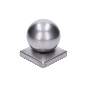 Stříška na sloupek-kulatá Základna 50 x 50 mm, koule 50 mm
