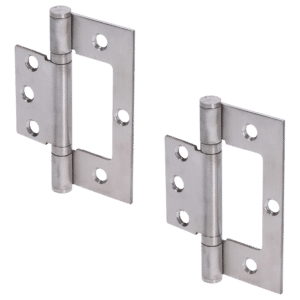 Nerezové panty 2ks, 100x70x2.0mm,max. nosnost: 60 kg, broušená nerez K320 /AISI304