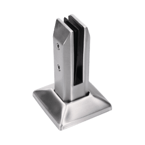 Nerezové vrchné kotvenie pre sklenenú výplň od 10mm do 12,76mm, brúsená nerez K320 /AISI304