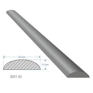 Madlo D 40x11x6000mm, cena za KUS