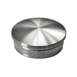 Ukončení na trubku ø 42,4 mm, broušená nerez K320 / AISI316