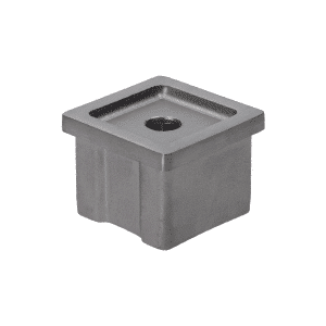 Držák madla na jokl 40x40x2mm, broušená nerez K320/AISI304