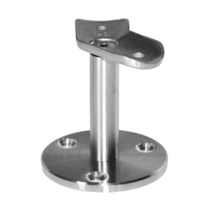 Držák madla (45 ° úhel) na trubku ø 42.4 mm, broušená nerez K320 / AISI30