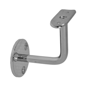 Držák madla na stěnu na trubku ø42,4 mm, leštěná nerez / AISI304