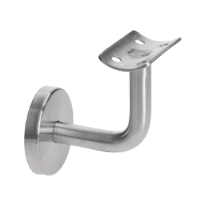 Držák madla se zkrácenou vzdáleností od zdi - na trubku ø 42.4mm s krytkou, broušená nerez K320 /AISI304