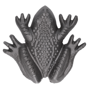Dekorační prvek 95x100x8 mm - žába, odlitek