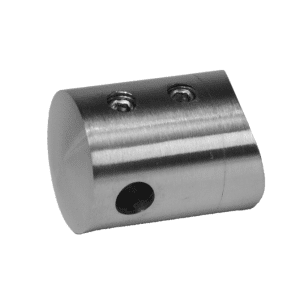 Držák lanka ø 5 mm, se zajištěním, na trubku ø 42,4 mm (30x22 mm), broušená nerez K320 / AISI304