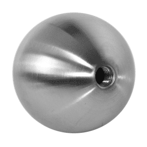 Koule dutá se závitem M8 / ø 50mm, broušená nerez K320 / AISI304