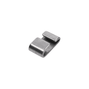 Nerezové lisovací pouzdro - Tvar `C` pro dvě lanka - 2.0mm a max. 5.0mm