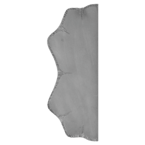 Štít 250x95x3mm bez otvorů, zdobený