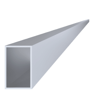 Al jekl 80 x 50 x 3 x 6000 mm, bez povrchové úpravy