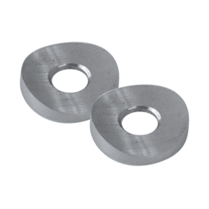 Podložka na trubku ø42x6 mm, (ø18x2 mm, díra ø6,5 mm), broušená nerez K320 / AISI304