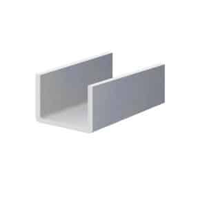 U profil L-2000 mm, 25x47x25x1,5 mm, zinkovaný plech, použití pro lamelu KLZ50Zn, cena za 2 metrový kus