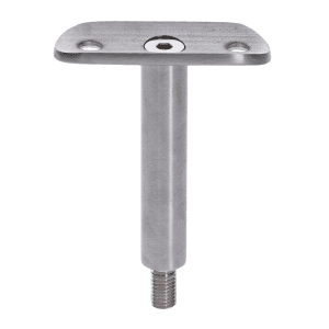 Držák madla pevný na trubku ø 42.4mm (71x64mm /závit M8), broušená nerez K320 /AISI304