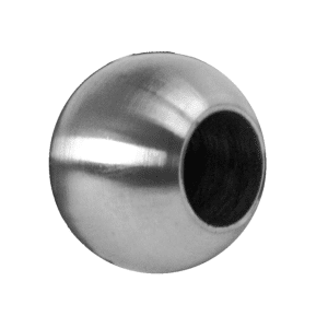 Koule koncová ø 20 mm na trubku ø 12 mm, otvor ø 12,2 mm, broušená nerez K320 /AISI304