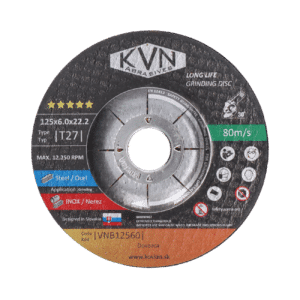 Brusný profi kotouč na nerez 125x6,0x22,2