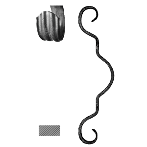 Prvek 14 x 6 mm, 270 x 70 mm