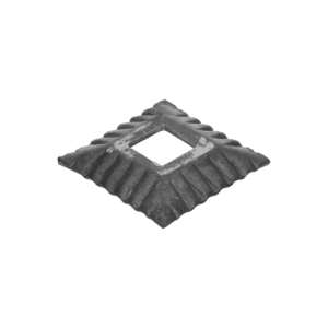 Patka 80 x 80 x 16 mm, tloušťka 4 mm, otvor 26 x 26 mm