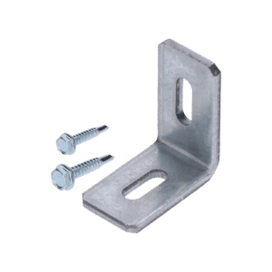 Úhelník pro kované ploty - pozinkovaný, součástí balení 2ks TEX šroubů do kovu