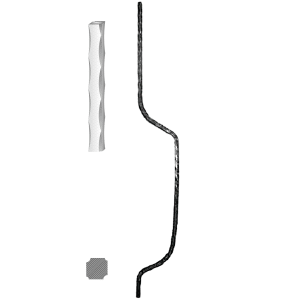 Tyč 12x12mm, 130x1000mm