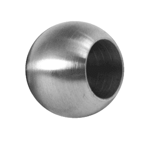 Koule koncová ø 20 mm na trubku ø 14 mm, otvor ø 14,2 mm, broušená nerez K320 / AISI304