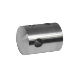 Držák lanka ø5 mm plochý (30x22 mm), se zajištěním, broušená nerez K320 / AISI304