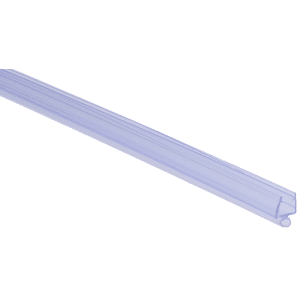 Plastové těsnění na sklo 6mm, mezi skleněné dveře a stěnu nebo podlahu, 2200mm