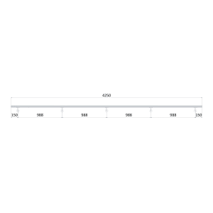 Nerez madlo AISI304 (4250mm) LESK, ø 42.4mm
