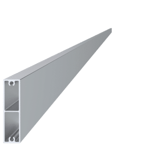 Al profil 60 x 16 x 6000 mm, bez povrchové úpravy