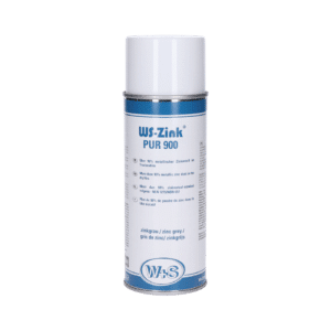 Zinkový sprej WS-Zink® Pur900 s obsahem zinku 90% 400ml, svařitelný, matná barva odolný do 300°C, základní nátěr pro následné lakování, vodivá ochranná vrstva na bodování