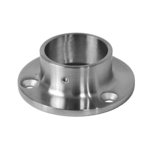 Příruba madla (ø 80x25 mm) na trubku ø 42,4 mm, broušená nerez K320 /AISI304