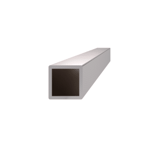 Profil uzavřený 10x10x1mm, cena za 1ks (3m), broušená nerez K320 /AISI304