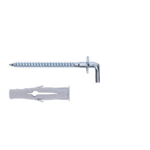 Hmoždinka rozperná 8x50 s vrutem s rovným hákem