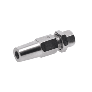 Úchyt pro nerezové lanko 5 mm, s vnitřním závitem M6, broušená nerez K320 / AISI304